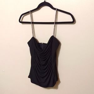 Black fashion top sz 6